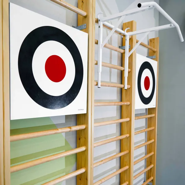 Щит для метания навесной на шведскую стенку (фанера) 700х700 ZAVODSPORTA за 8&nbsp;960 ₽ в Калуге