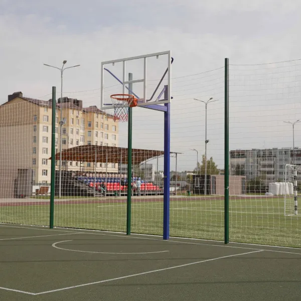 Баскетбольная стойка уличная одноопорная для игрового щита 1050х1800 мм вынос 1200 мм ZAVODSPORTA за 39&nbsp;600 ₽ в Калуге