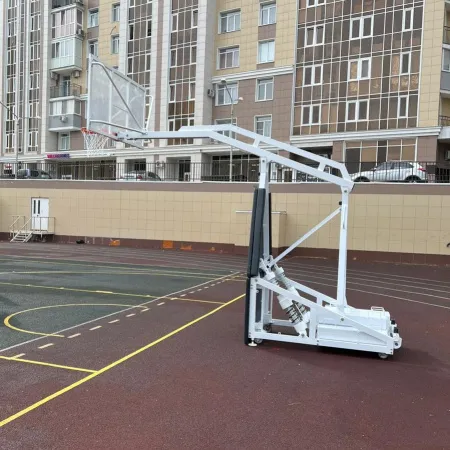 Баскетбольная стойка мобильная складная на пружинах вынос 2,25 м c противовесом ZAVODSPORTA за 530&nbsp;660 ₽ купить в Калуге