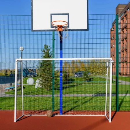 Баскетбольная стойка уличная одноопорная для игрового щита 1050х1800 мм вынос 1200 мм ZAVODSPORTA за 39&nbsp;600 ₽ купить в Калуге
