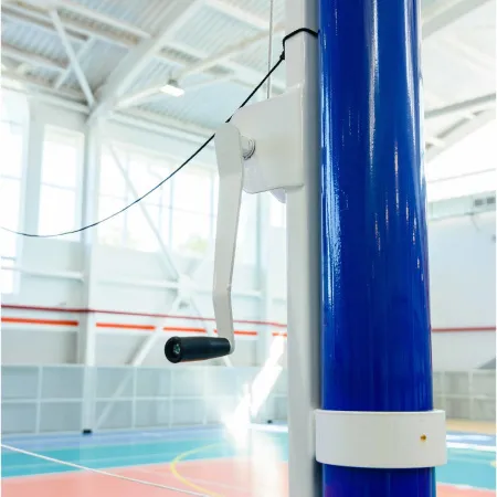 Волейбольные стойки универсальные со стаканами и механизмом натяжения троса ZAVODSPORTA за 41&nbsp;400 ₽ купить в Калуге